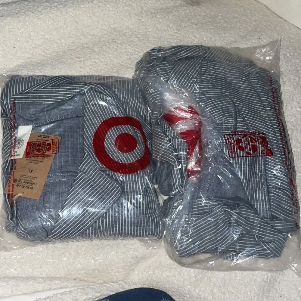 Levi’s for Target Woven Striped Sleepshirt Pajama Nightgown, NWT - Picture 3 of 5